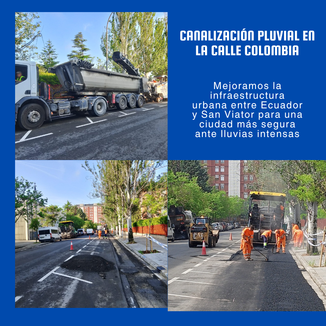 canalización pluvial en vitoria gasteiz