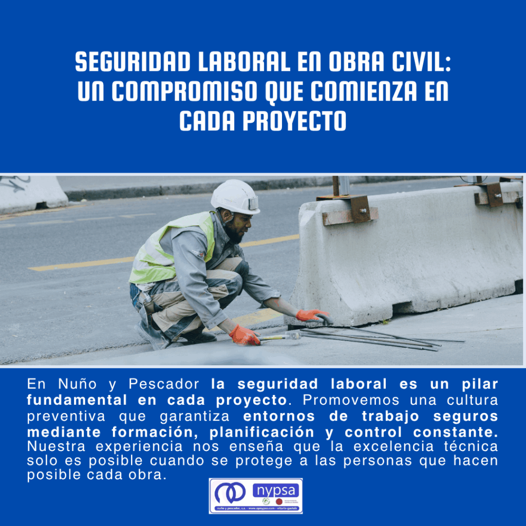 Seguridad laboral en obra civil