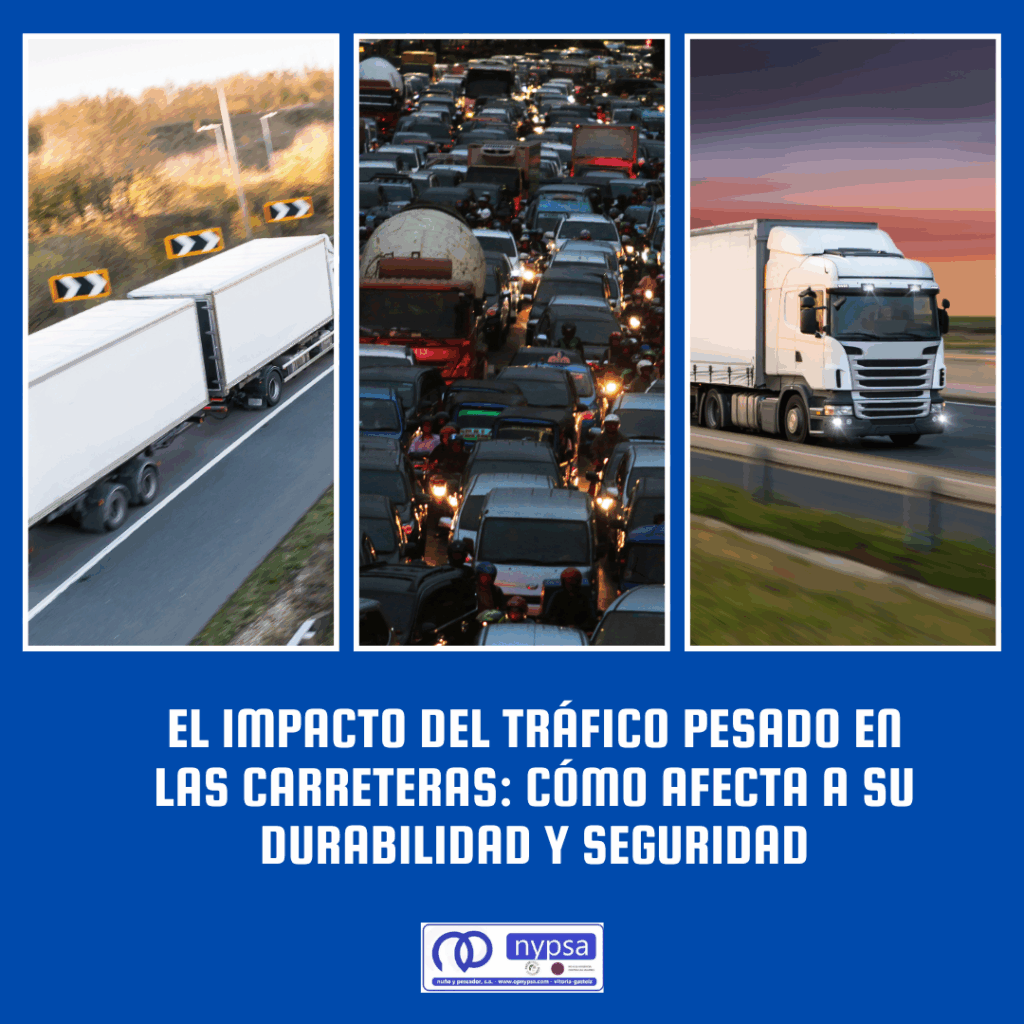impacto del tráfico pesado en las carreteras