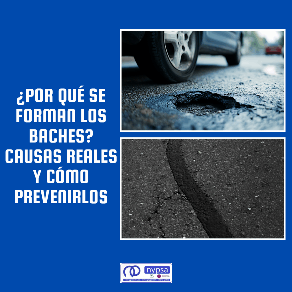 por qué se forman los baches
