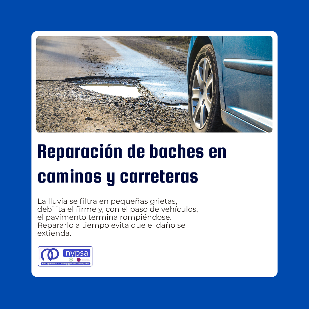 Reparación de baches